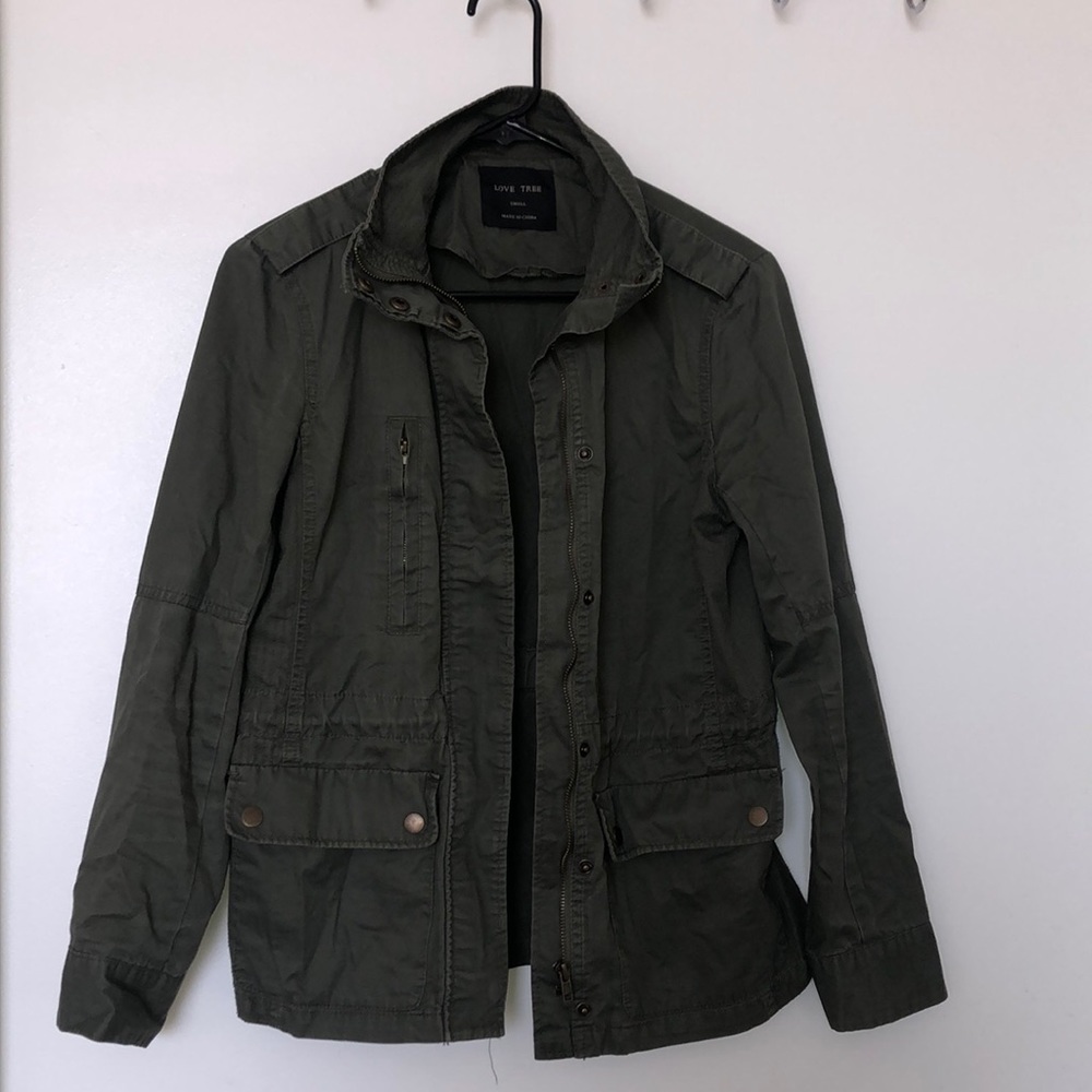 Army green jacket